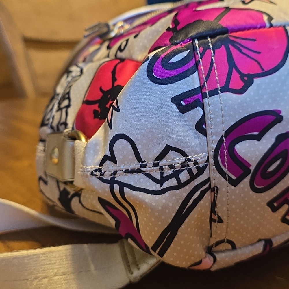 Coach Poppy Kyra Floral Backpack - Picture 7 of 16